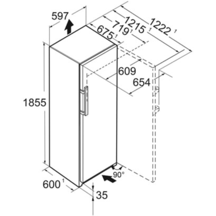 LIEBHERR - Congélateur armoire FNSDD529I-22 – Image 2