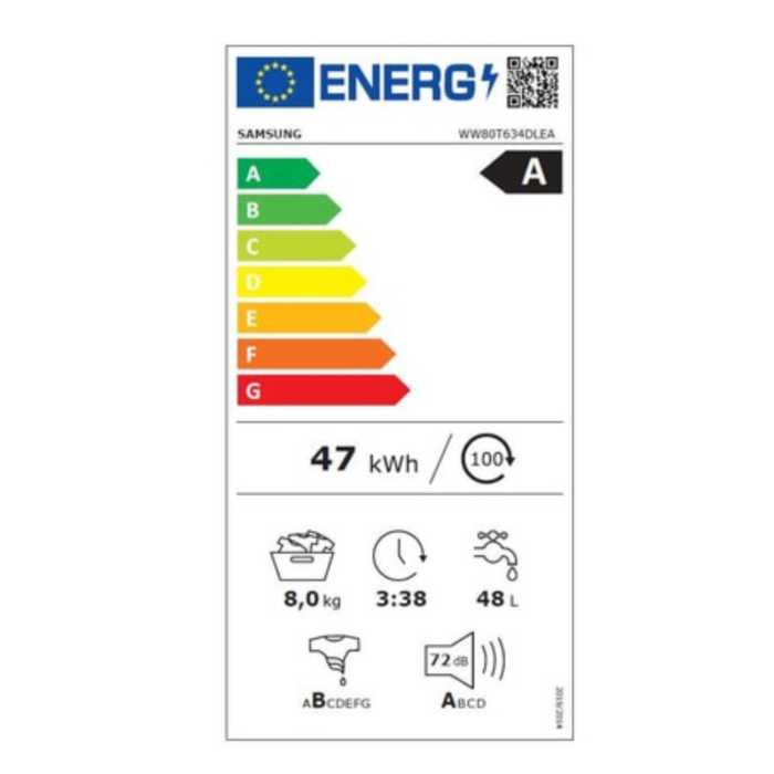 SAMSUNG - Lave linge Frontal WW80T634DLEA AUTODOSE - Image 4
