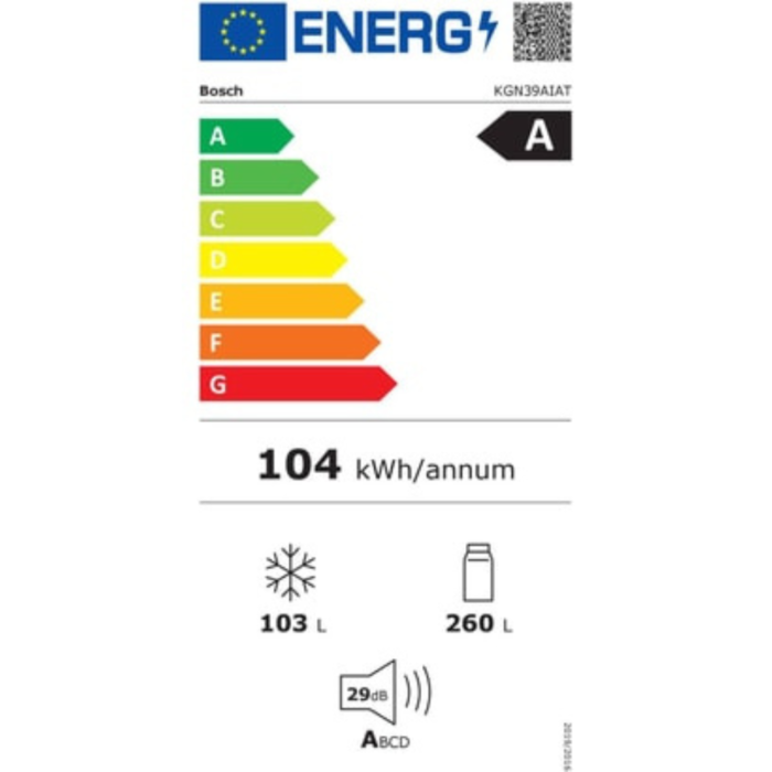 BOSCH - Réfrigérateur congélateur bas KGN39AIAT - Image 3