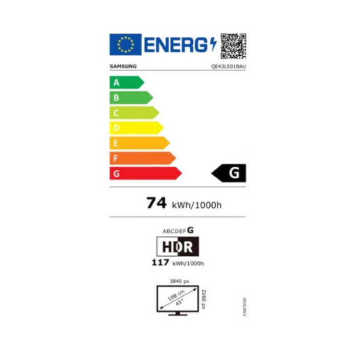 SAMSUNG - TV QLED 4K 108 cm QE43LS01BA - Image 8