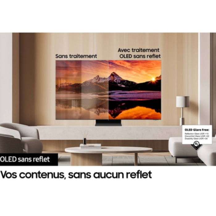 SAMSUNG - TV OLED 4K 138 cm TQ55S95D - Oled sans reflet - Image 4