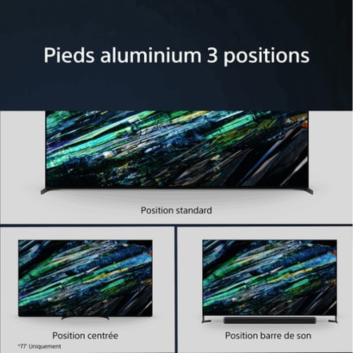 SONY - TV OLED 4K 139 cm XR55A95L QD-OLED Bravia XR Google TV - Image 3